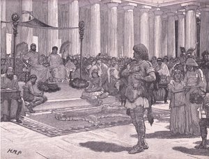 Caractacus before Claudius AD 51